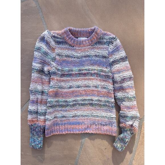 Urban Outfitters Wool Blend Rainbow Sweater Size X-Small AG - Picture 1 of 3